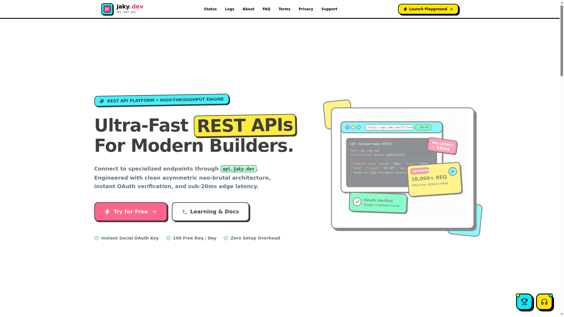 API Jaky Dev | api.jaky.dev